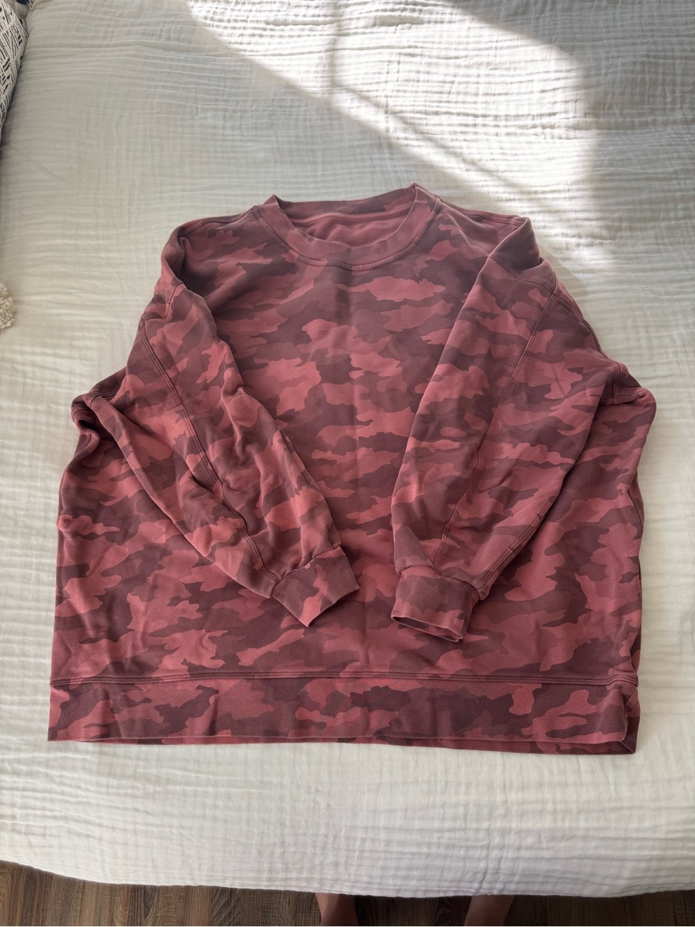 lululemon Rose Camo Crewneck Sweatshirt